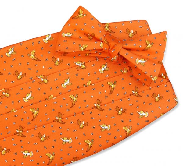 Upland Birds: Cummerbund - Orange