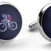 Pedigree Cyclist: Cufflinks - Navy