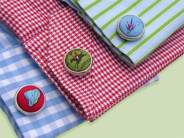 River Sisters: Cufflinks - Green