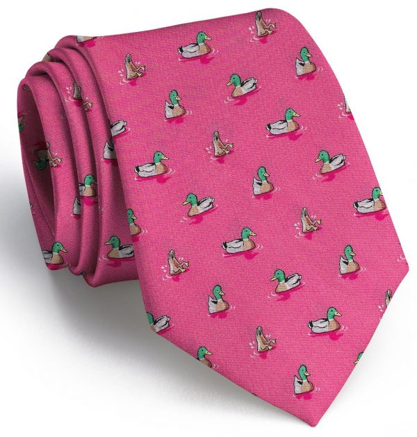 Downward Duck: Tie - Fuchsia