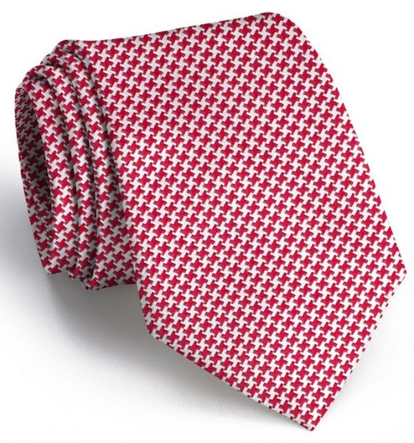 Houndstooth: Extra Long - Red