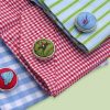 Pink Elephants Club: Cufflinks - Navy