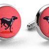 Black Lab Heaven: Cufflinks - Coral