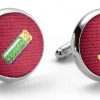 Shotgun Shells Club Tie: Cufflinks - Red