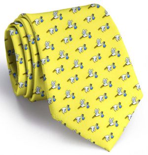 1st Class Delivery Tie: Yellow - Boy