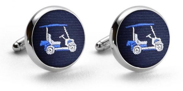 Golf Cart: Cufflinks - Navy