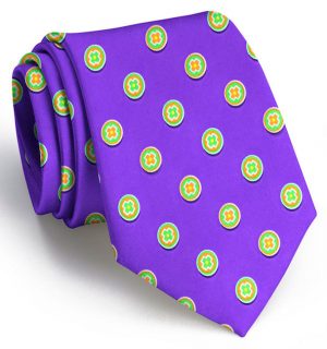 Medallion: Tie - Purple