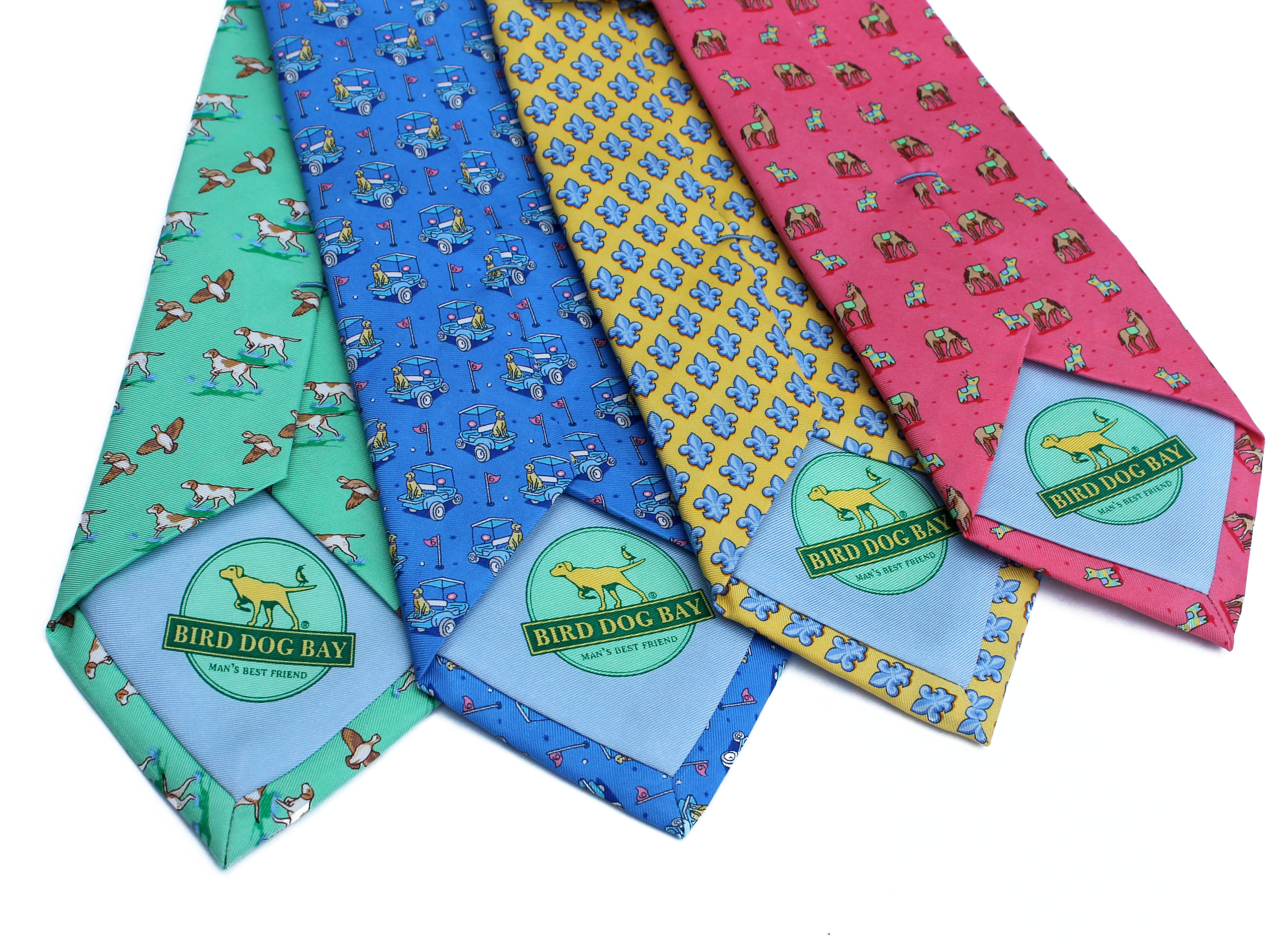 Rabbit & Tortoise Silk Tie in Pink, Animal Neckties