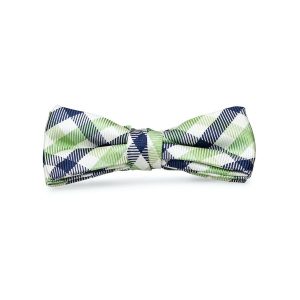 Collegiate Quad: Boys Bow Tie - Navy/Green