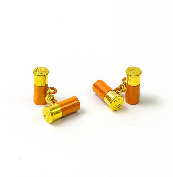 12 Gauge Cufflinks - Orange