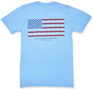 Trout Flag: Short Sleeve T-Shirt - Carolina