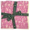 Tiki Happy Hour: Cotton Pocket Square - Fuchsia
