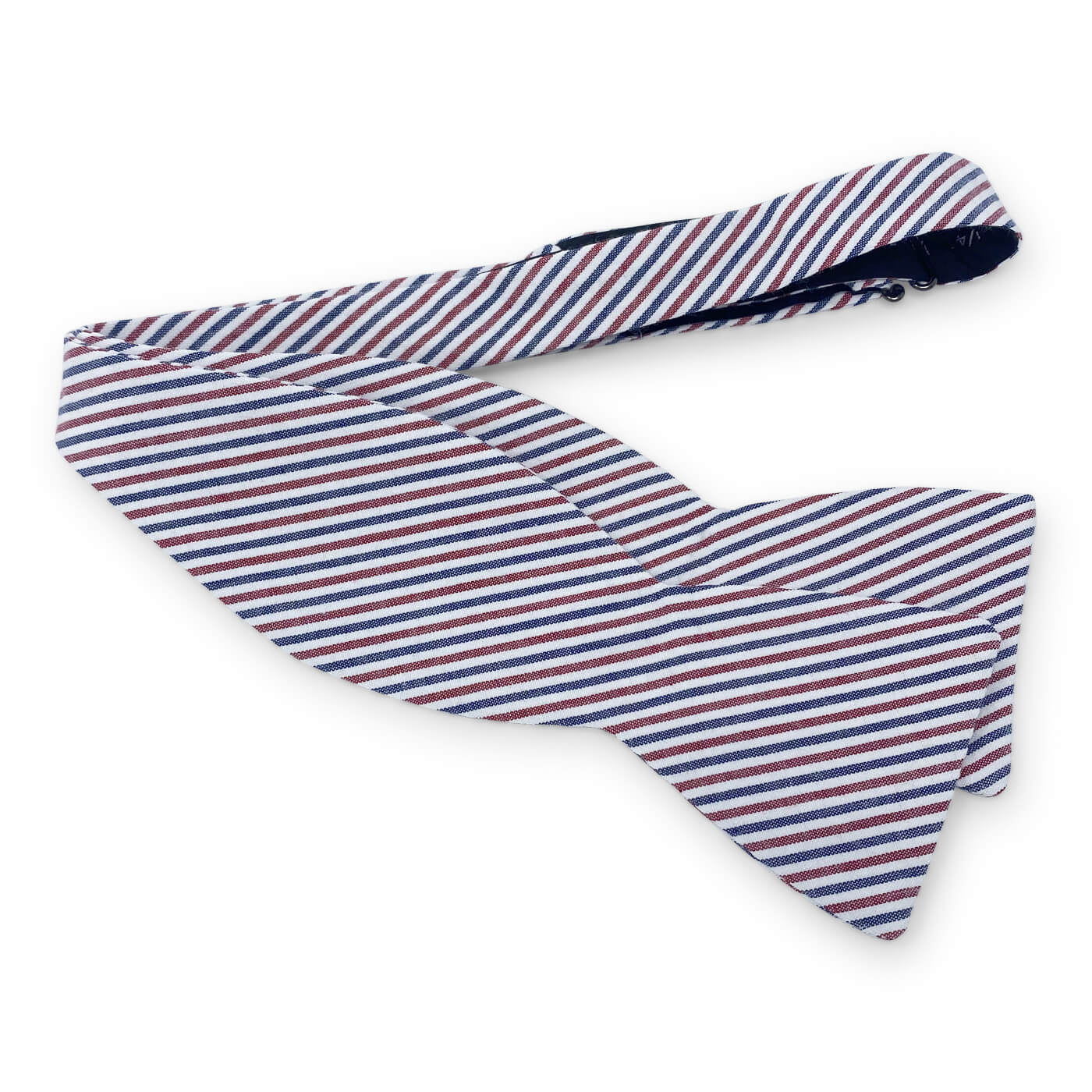 Seersucker: Boy's Carolina Cotton Bow Tie - Red, White, and Blue – Collared  Greens