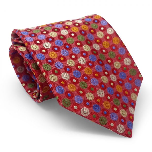 Bespoke Circle Field: Tie - Red