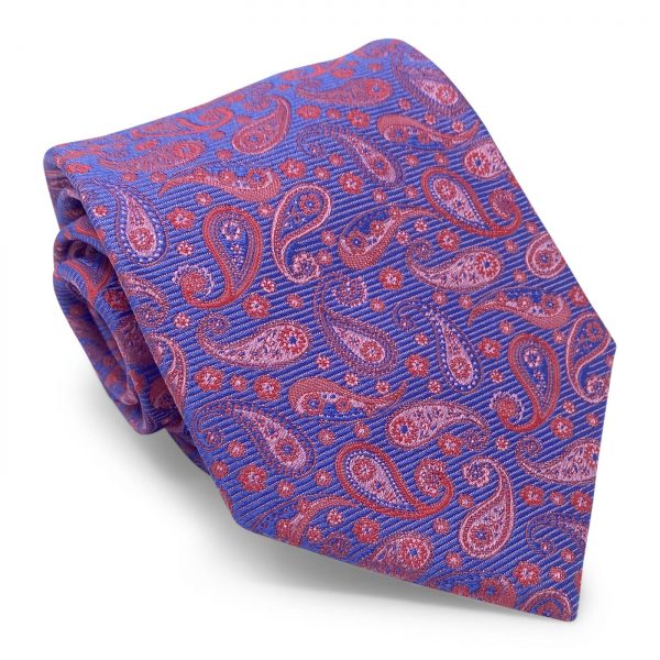 Bespoke Paisley Season: Tie - Blue