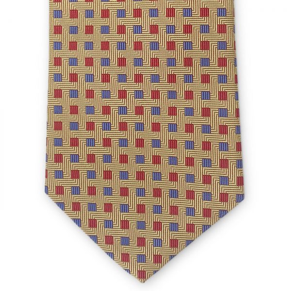 Bespoke Small Squares: Tie - Yellow