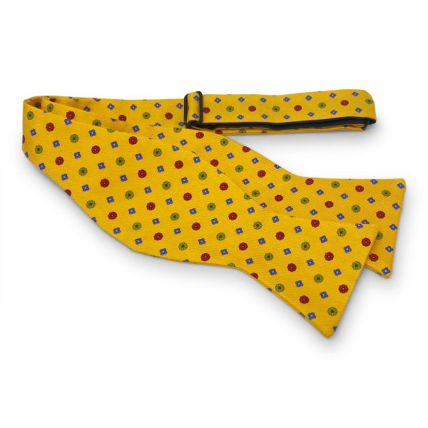 Flower Foulard: Bow - Yellow