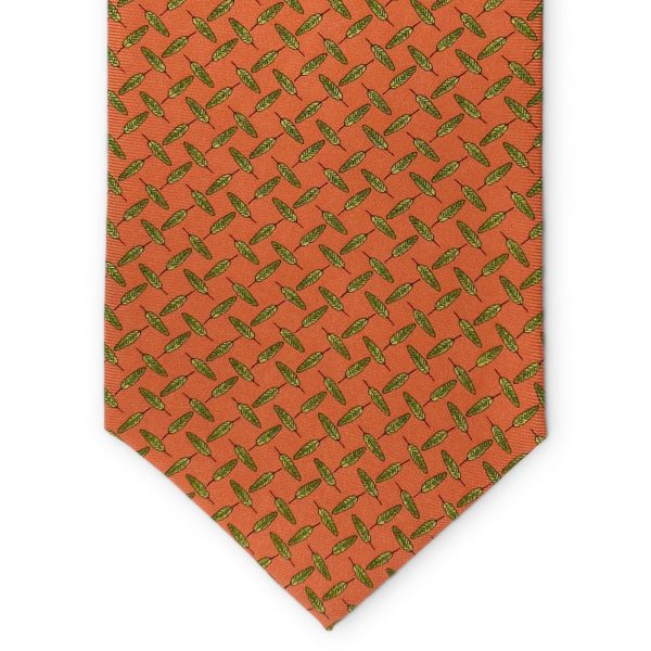 Feathers: Tie - Orange