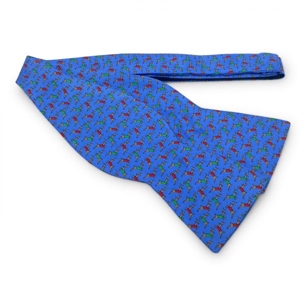 Vested Deer: Bow - Blue