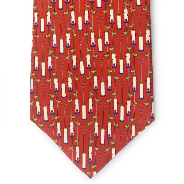 Bird Feeder: Tie - Red