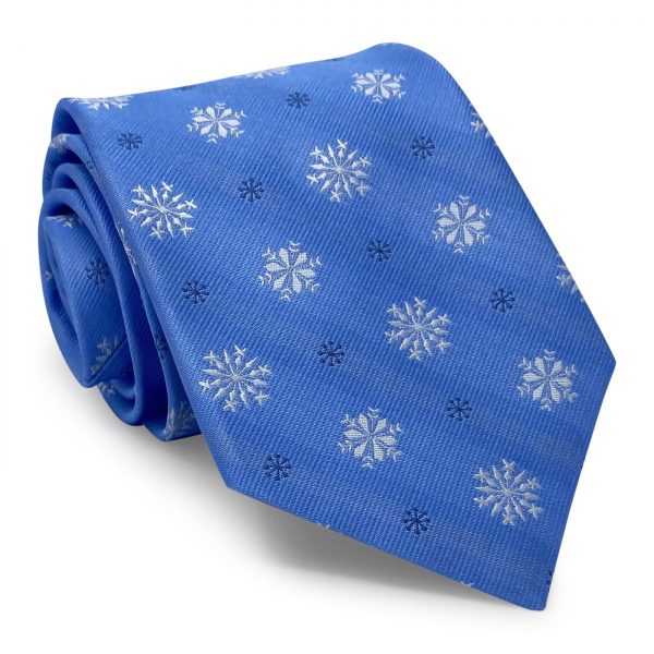 Snowflake: Tie - Blue