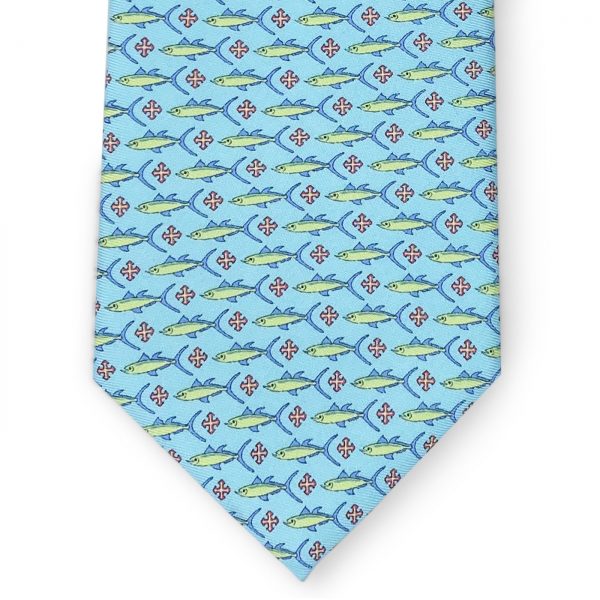 Holy Mackerel: Tie - Aqua