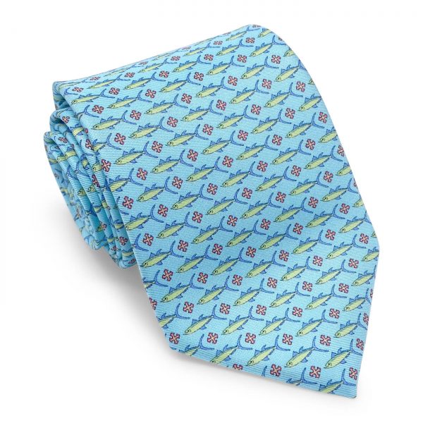 Holy Mackerel: Tie - Aqua