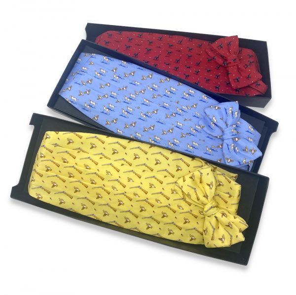 Fleur De Lis: Cummerbund Set - Yellow