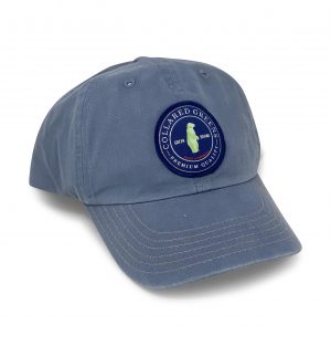 CG Logo: Badged Twill Cap - Shoal Blue
