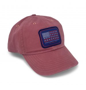 Trout Flag: Badged Twill Cap - Port Side Red
