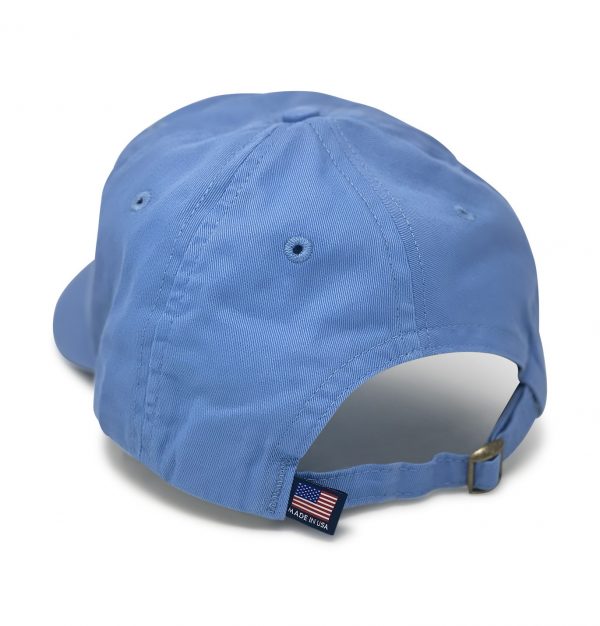 Hang Ten Hound: Badged Twill Cap - Carolina