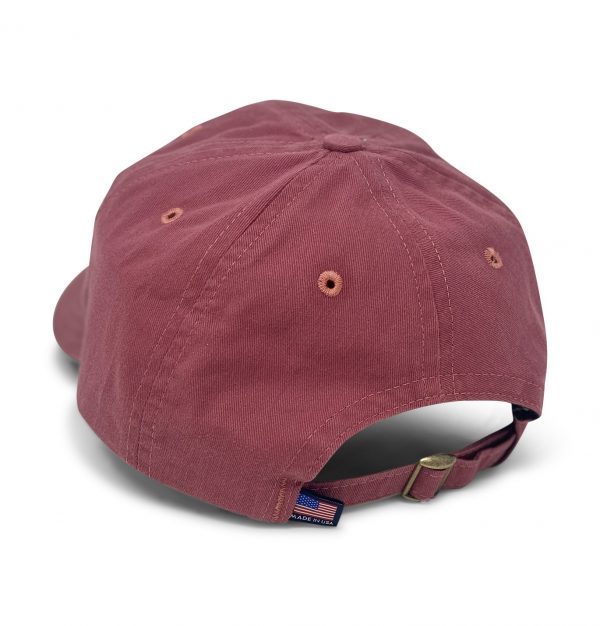 Trout Flag: Badged Twill Cap - Port Side Red