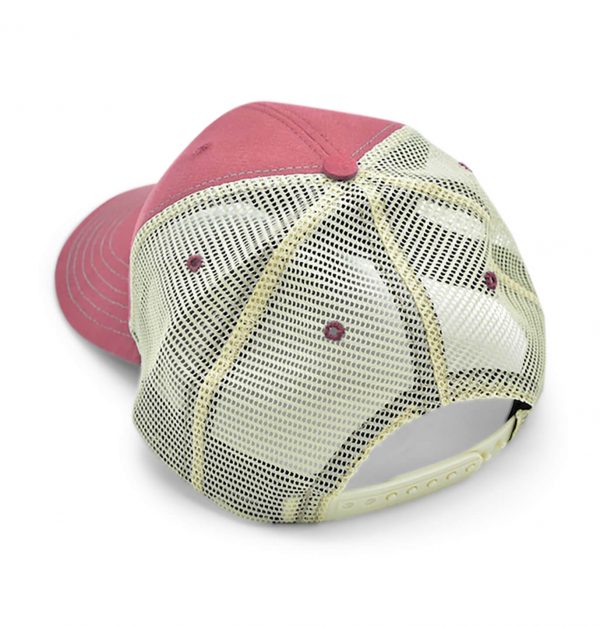 Trout Flag: Badged Trucker Cap - Port Side Red