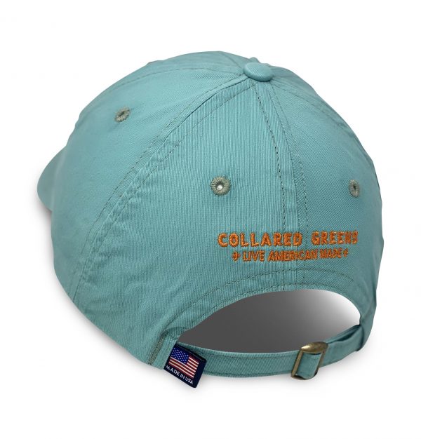 Looking Fly: Embroidered Twill Cap - Gulf Aqua