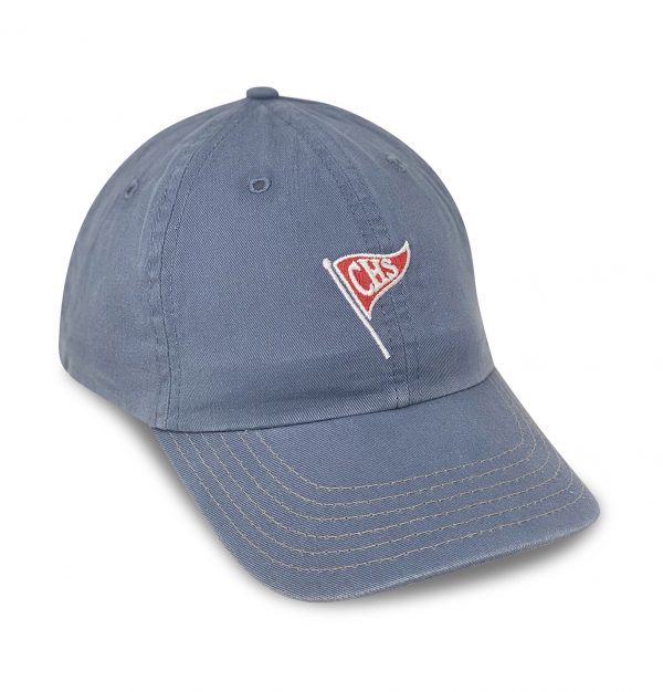 Charleston Burgee: Embroidered Twill Cap - Shoal Blue