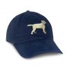 Yellow Lab: Embroidered Twill Cap - Navy