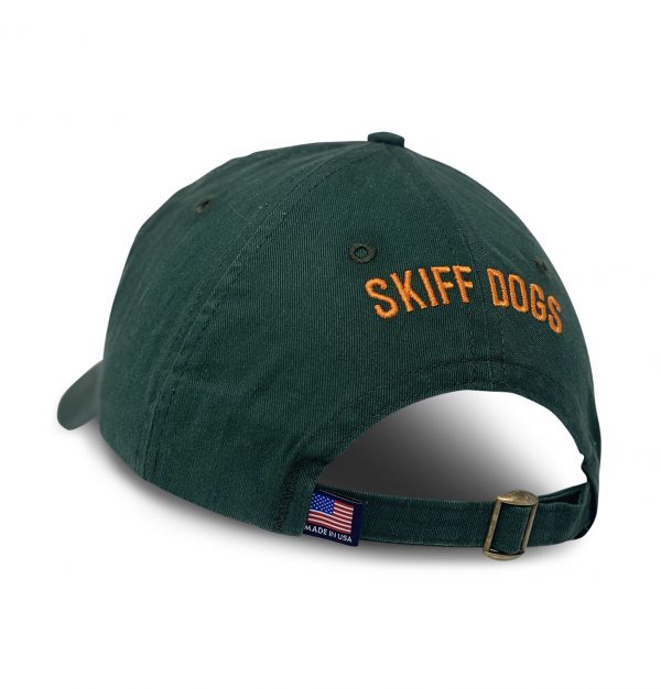 Hang Ten Hound: Embroidered Twill Cap - Spruce