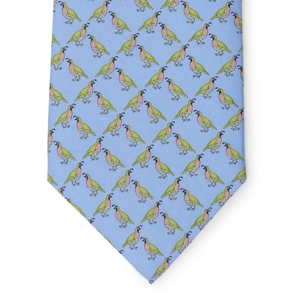 Quail: Tie - Blue