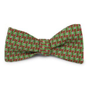 Santa Hats: Bow - Green