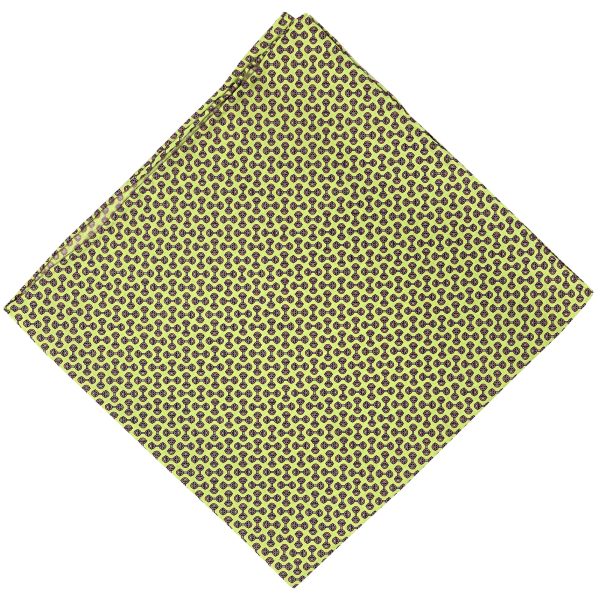 Toggle: Silk Pocket Square - Green