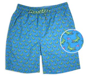 Hazard on Eight: Swim Trunks - Blue